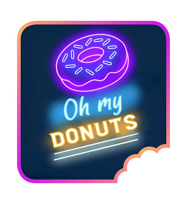 Logo oh my donuts 1