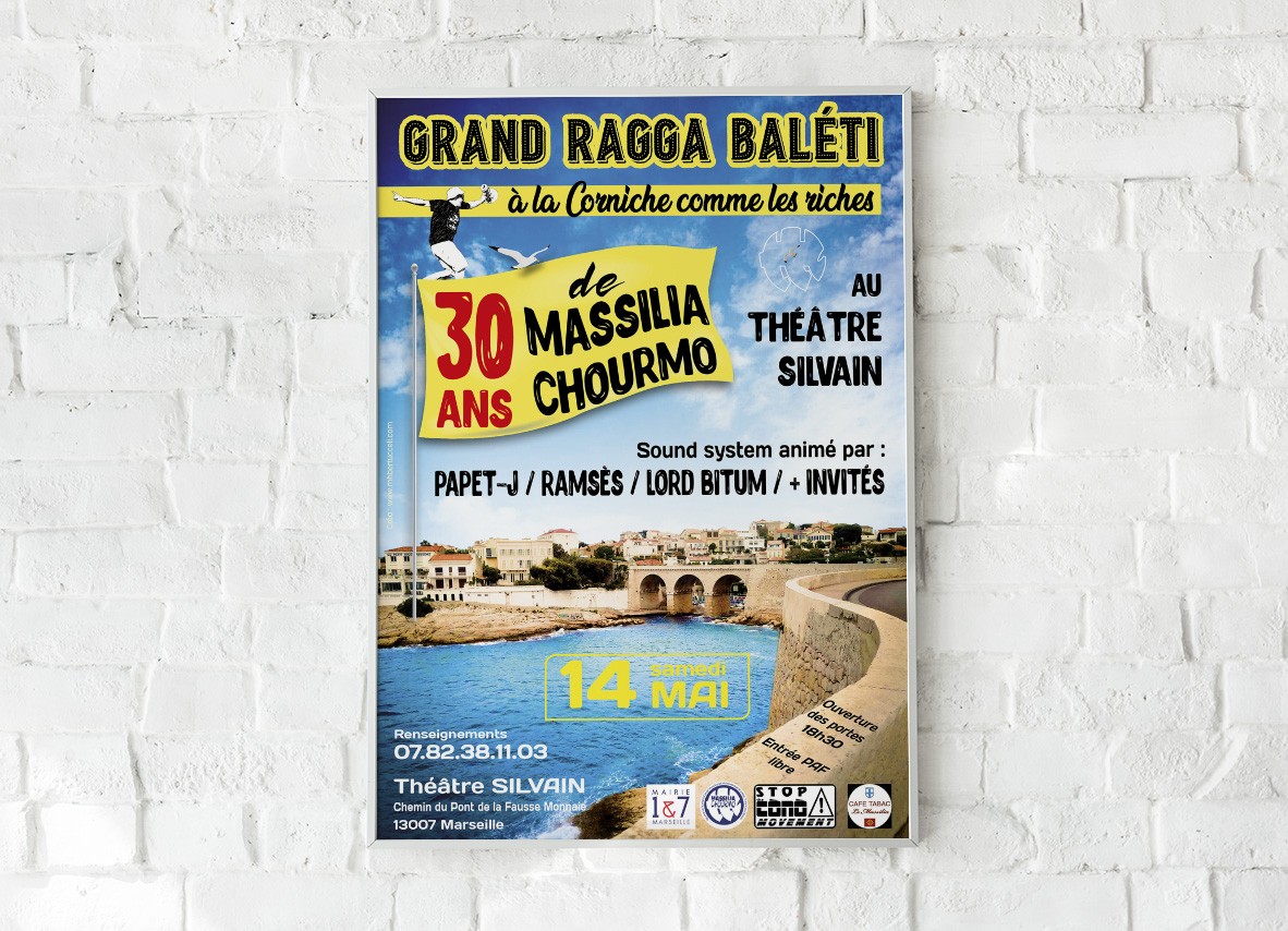 Affiche 30 ans Massilia Chourmo