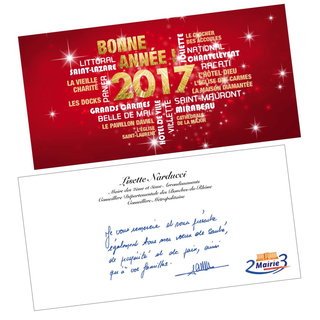 Carte de Voeux / Mairie 2/3