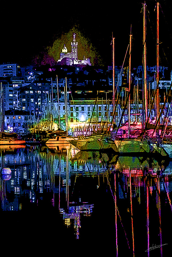 Marseille by night