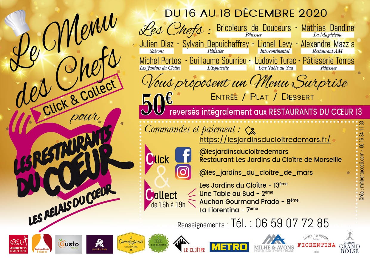 Menu des chefs